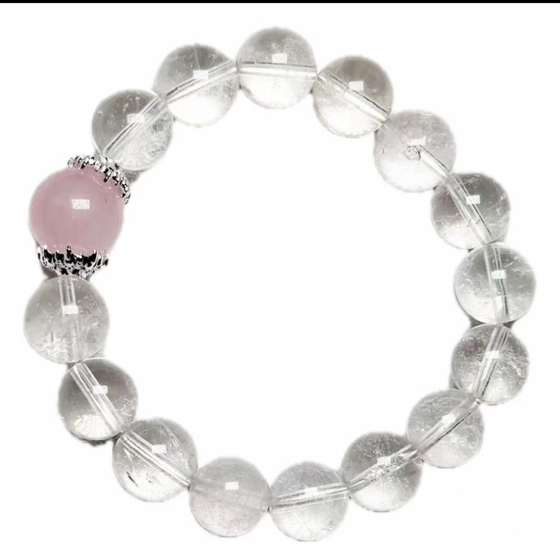 Natural white crystal original design bracelet high sense Joker explosions bracelet DIY